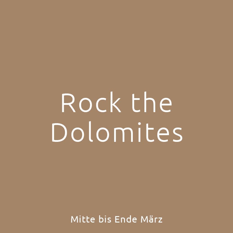 Rock the Dolomites
